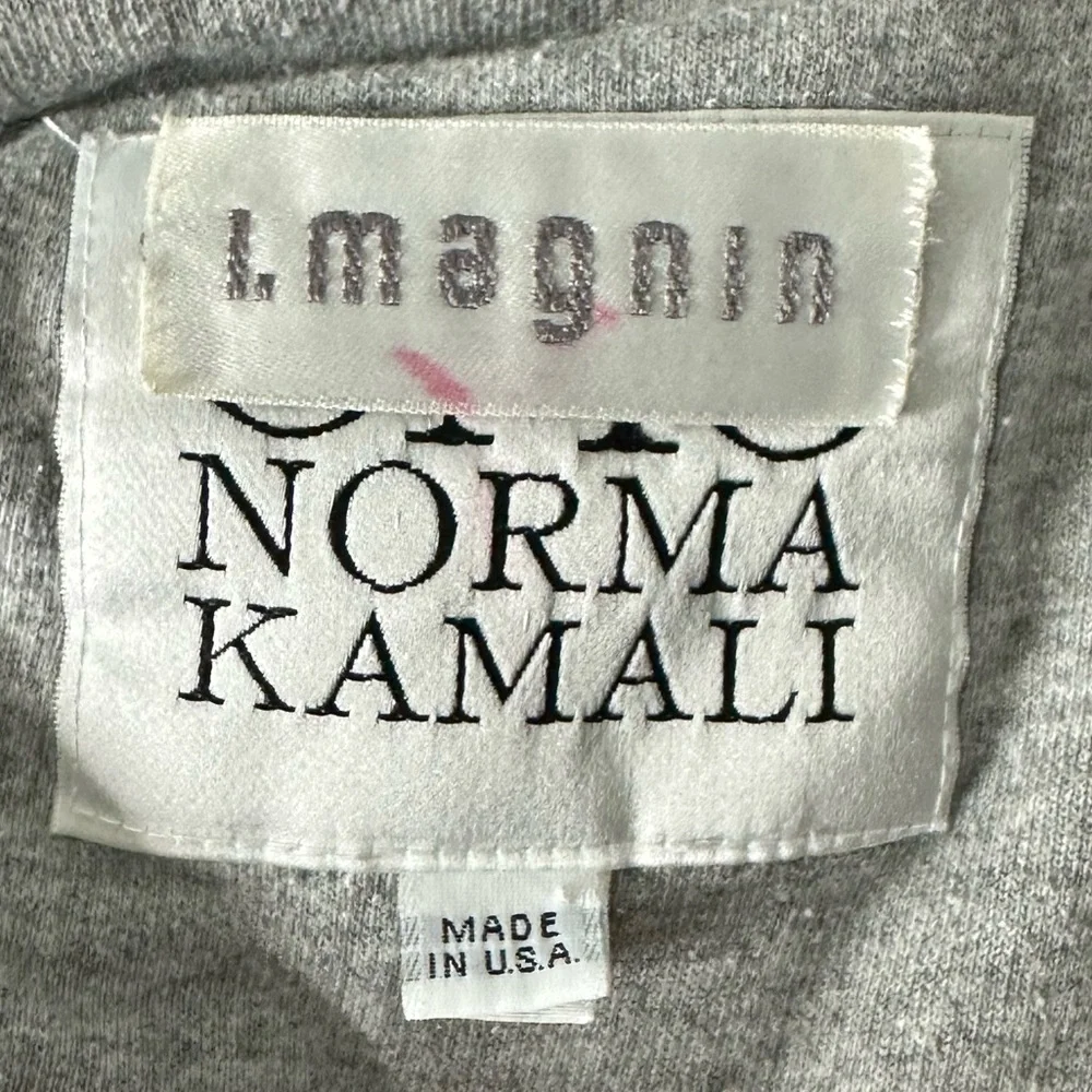 1980s Norma Kamala Sleeping Bag Gray Duvet Car Coat Vintage RARE FIND - Picture 3 of 9